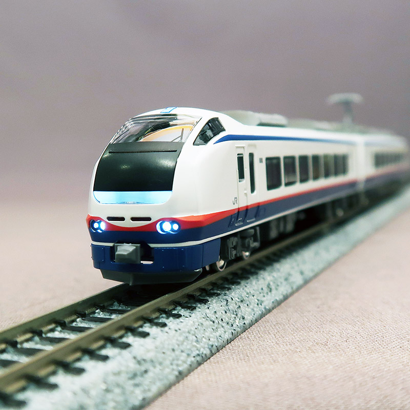 GREENMAX　32109　JR E653系-1100 しらゆき (ｸｰﾗｰｶﾊﾞｰ交換後) 4両