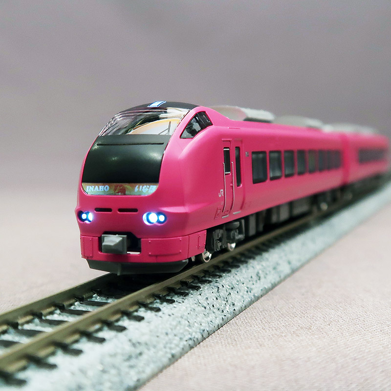 GREENMAX　32107　JR E653系-1000 いなほ (ﾊﾏﾅｽ色 ｸｰﾗｰｶﾊﾞｰ交換後) 7両