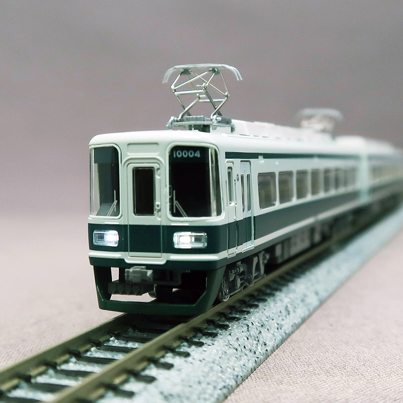 GREENMAX　50816　南海10000系 ｻｻﾞﾝ 創業140周年記念 (なつかしの緑色塗装) 4両