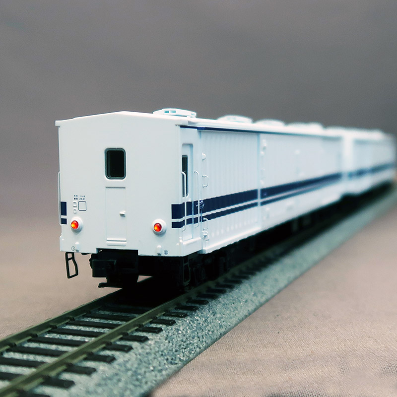 トラムウェイ　TW-MN44B　JR マニ44 ﾕｰﾛﾗｲﾅｰ色 (円型列車名板付) 2両