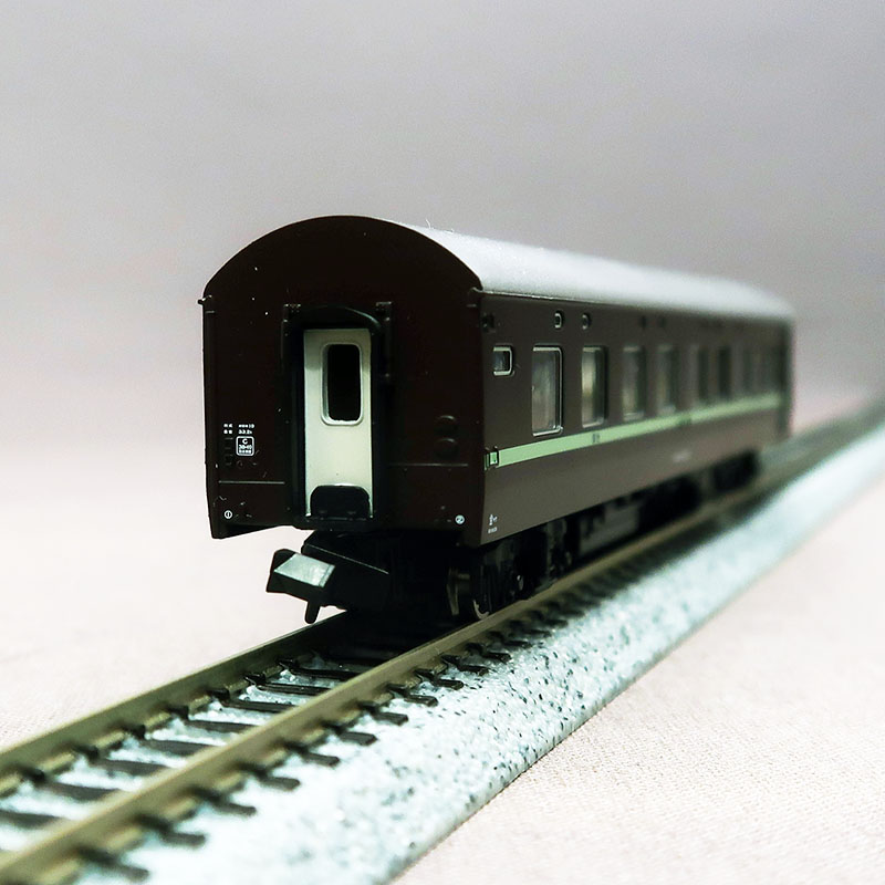 MicroAce　A7261　国鉄オロネ10-2078 (ぶどう色/淡緑色帯)