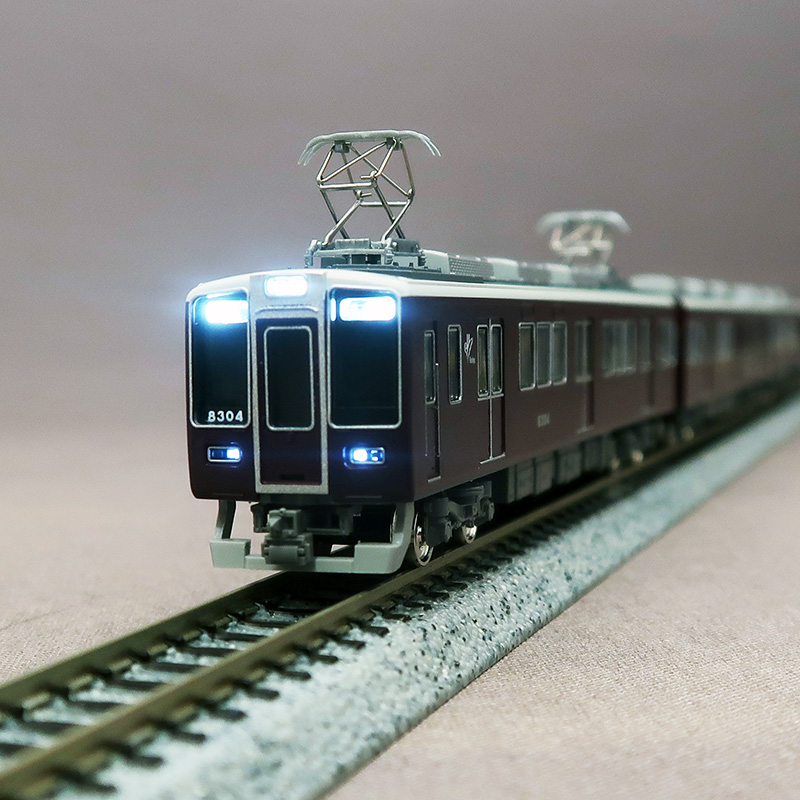 GREENMAX　32022+32023　阪急8300系+7300系 京都線 3次車 (8304･7326編成) 基本+増結 8両組