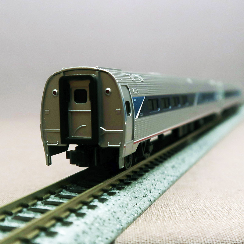KATO USA　106-8021+6295+6296　Amfleet Ⅰ+ⅡAmtrak Coach+Cafe+Sleeper Ph7 8両組