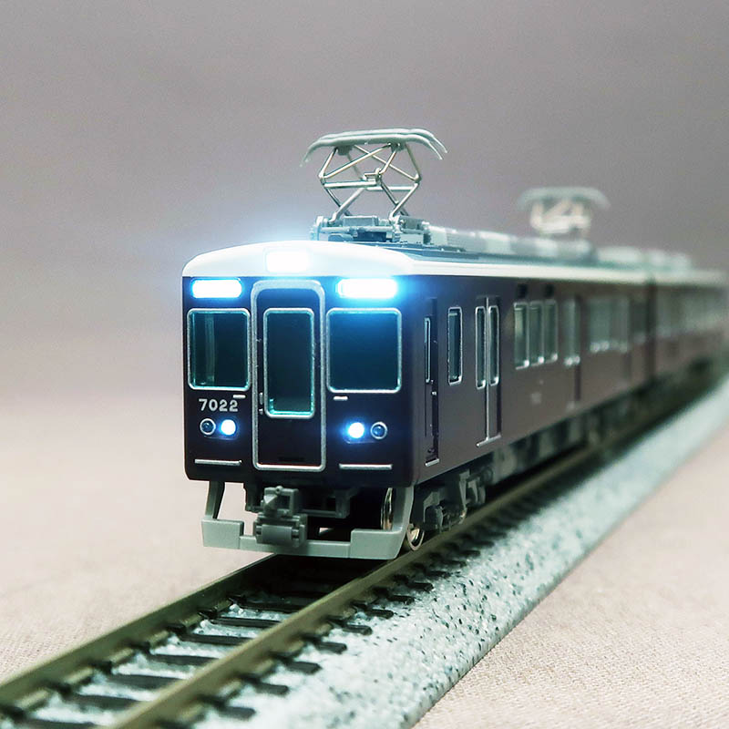 GREENMAX　32059　阪急7000系 ﾘﾆｭｰｱﾙ車 神戸線 (7022編成) 8両
