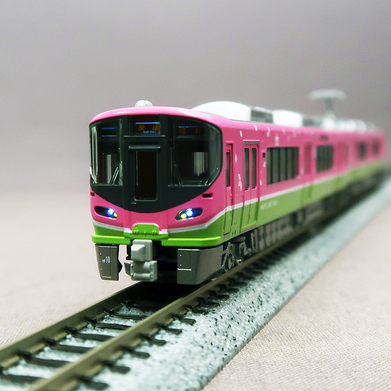 KATO　10-2014　ﾊﾋﾞﾗｲﾝふくい521系(標準塗色+ﾌﾙﾗｯﾋﾟﾝｸﾞ編成) 4両